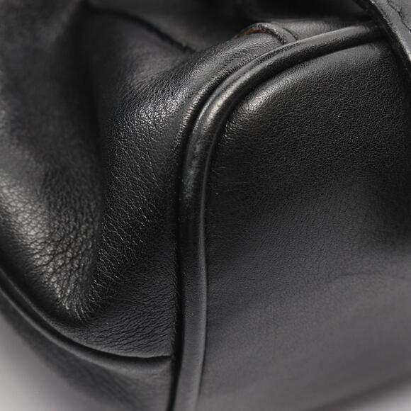 GUCCI Authentic Black Leather Bamboo Backpack main image 5